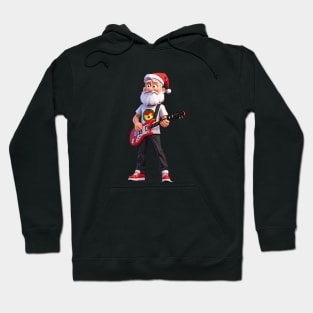 Santa Claus Guitar Hoodie